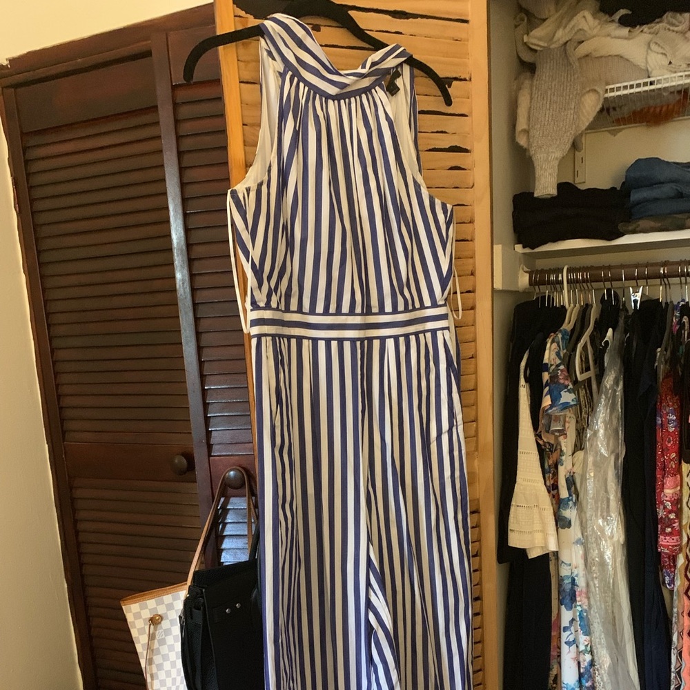J crew cropped jumpsuit